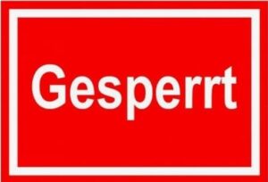gesperrt 1